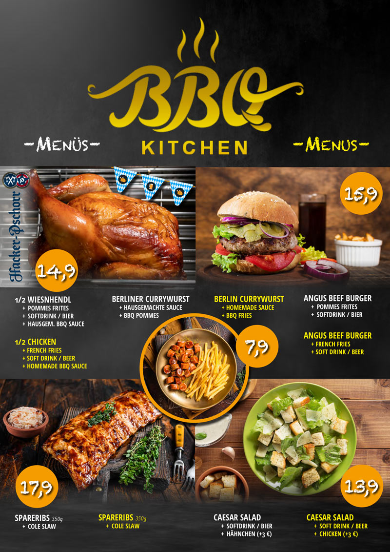 Menu Deals BBQ Kitchen Berlin